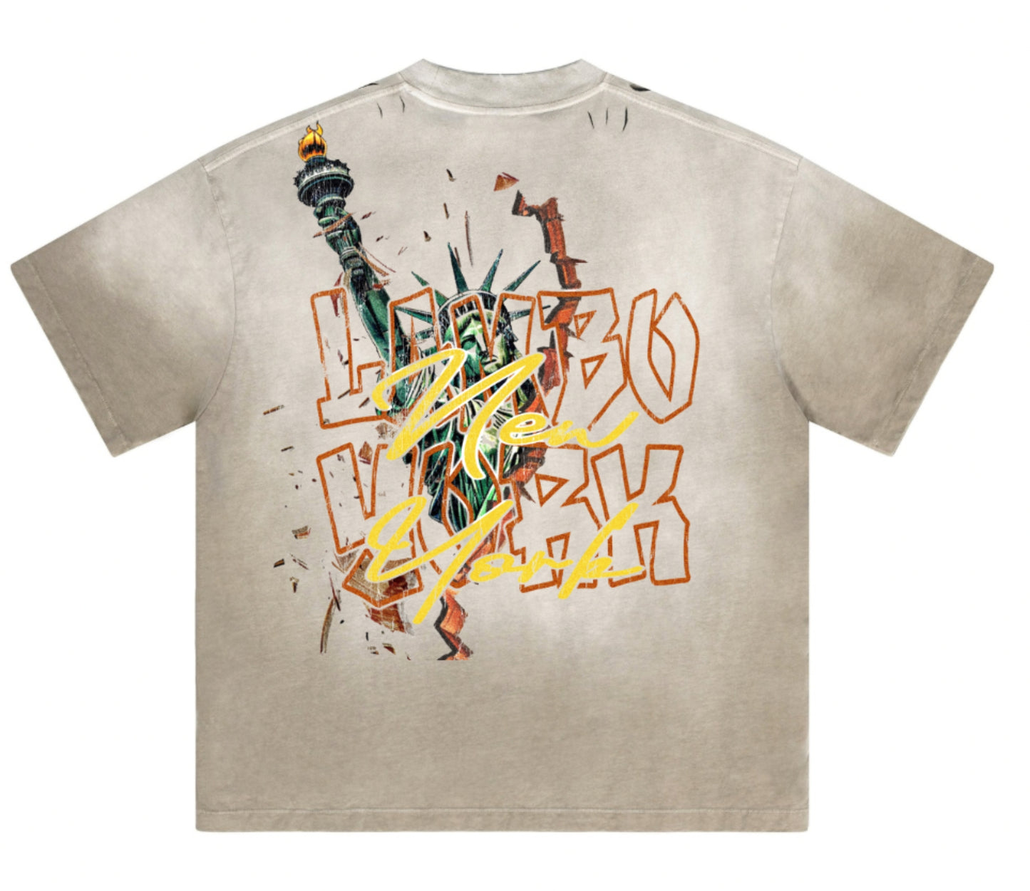 Lambo York T-shirt “Rusted Light grey”