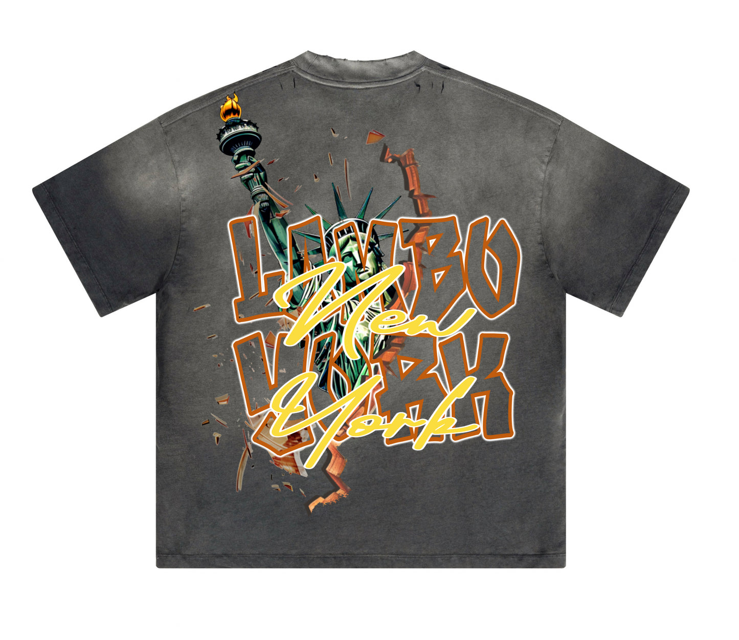 Lambo York T-shirt “Black vintage wash”