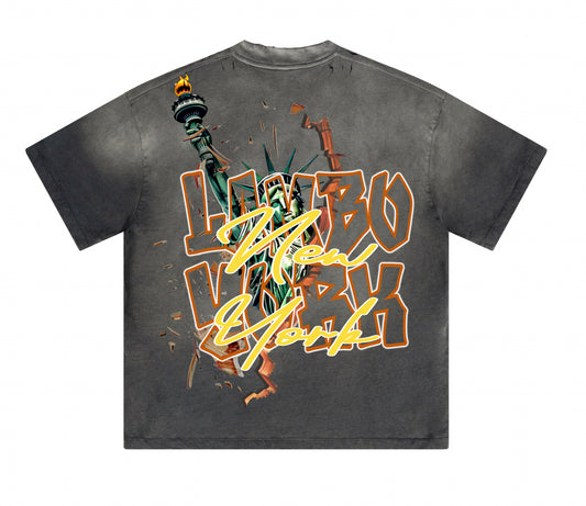 Lambo York T-shirt “Black vintage wash”