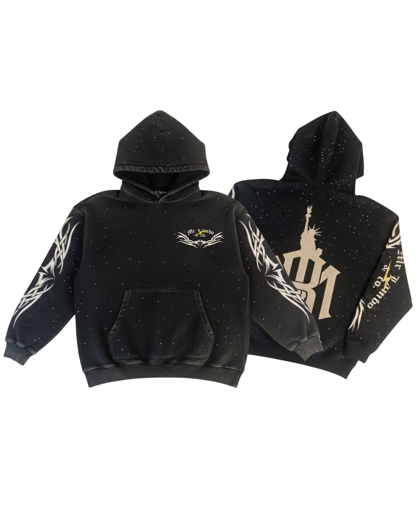 Tribal logo iced out💎💎 sweat suit