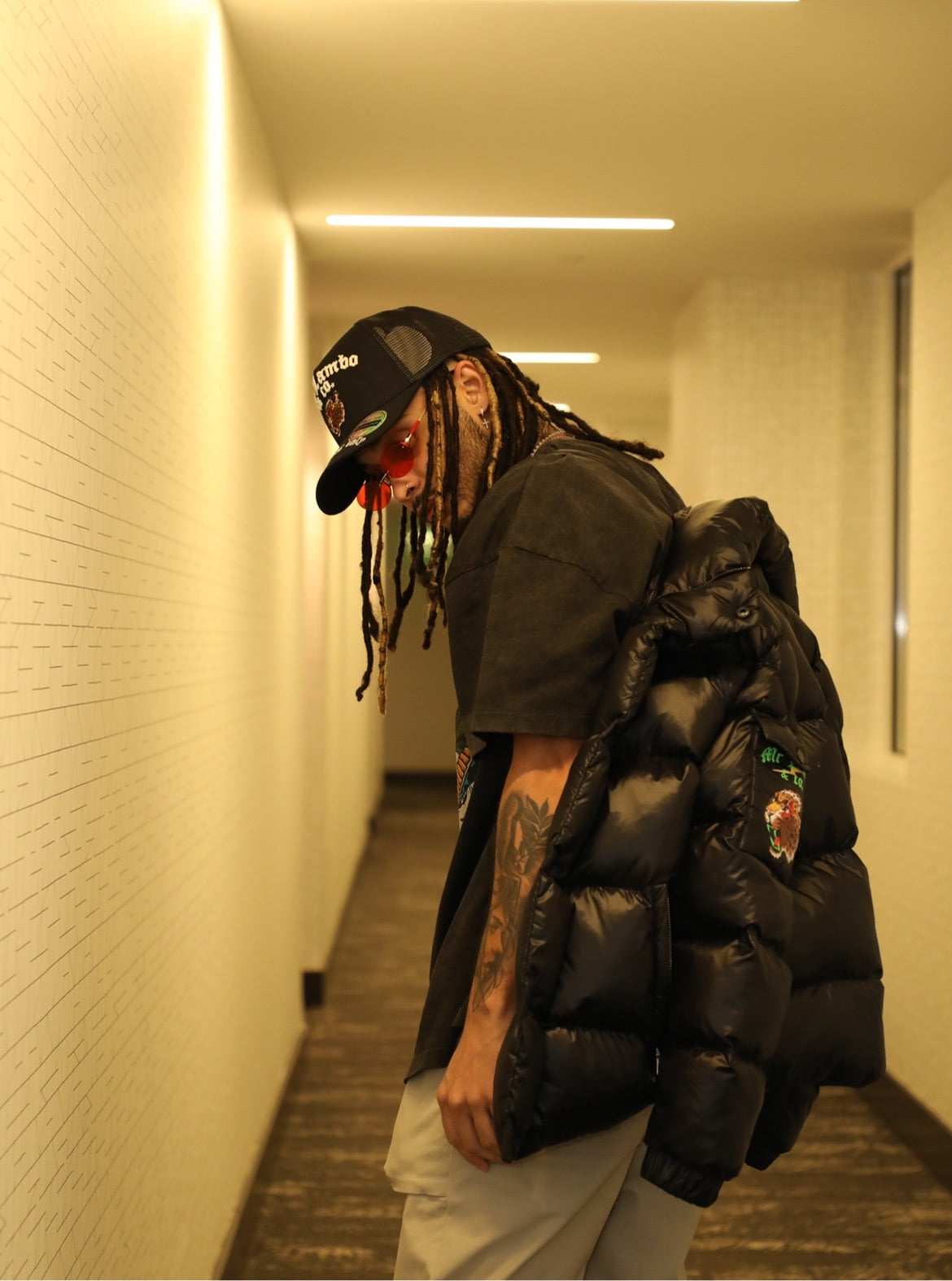 Semi Gloss Puffer Jacket Male/Female sizes available)