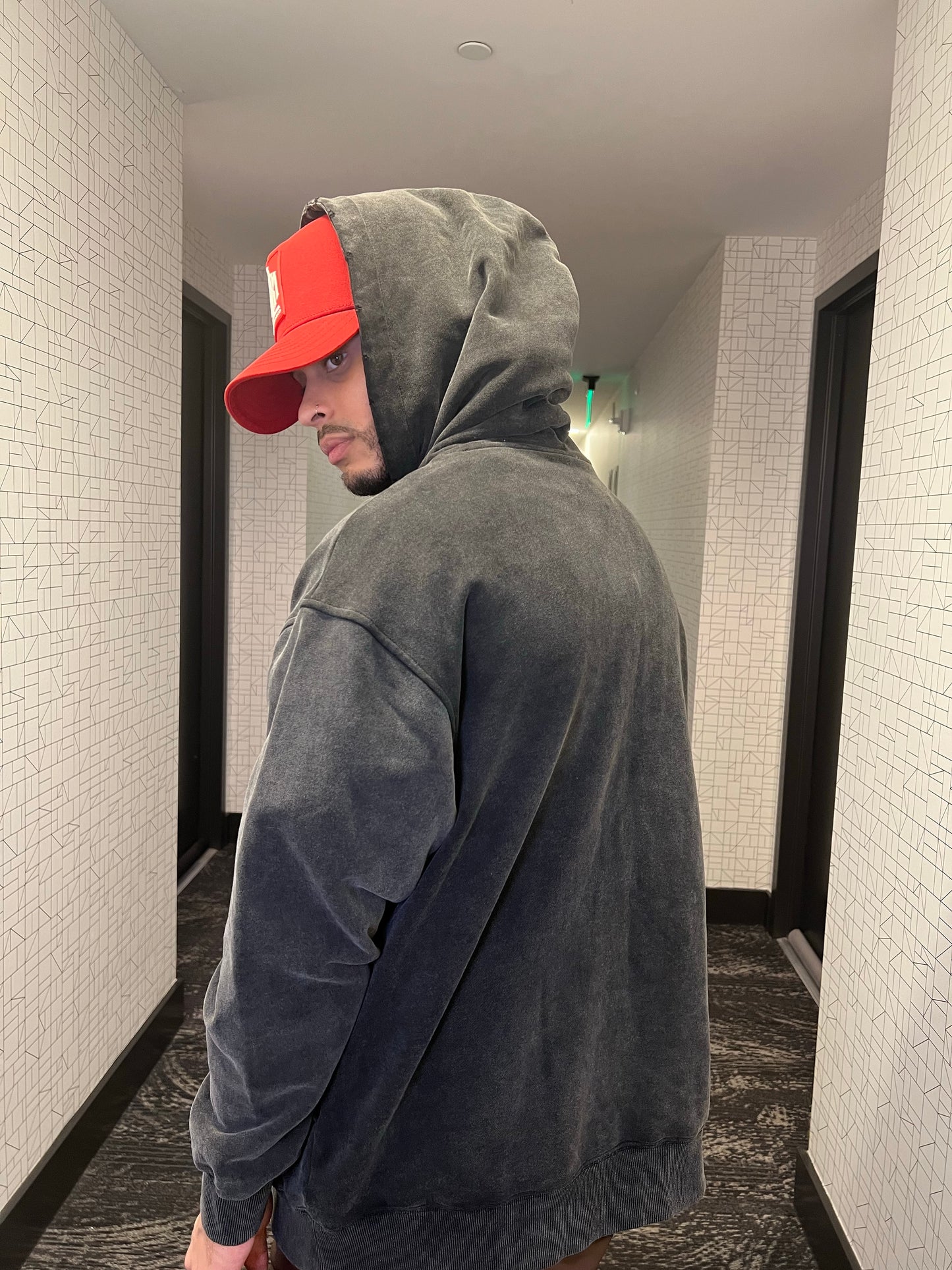 Vintage Mr lambo classic skull logo hoodie