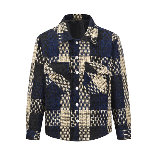 Plaid Flannel Shirt Jacket