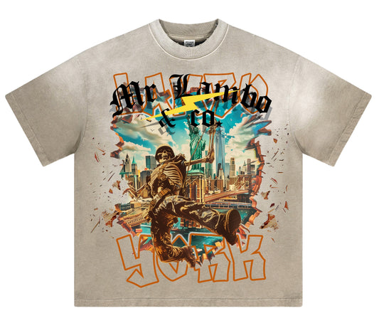 Lambo York T-shirt “Rusted Light grey”