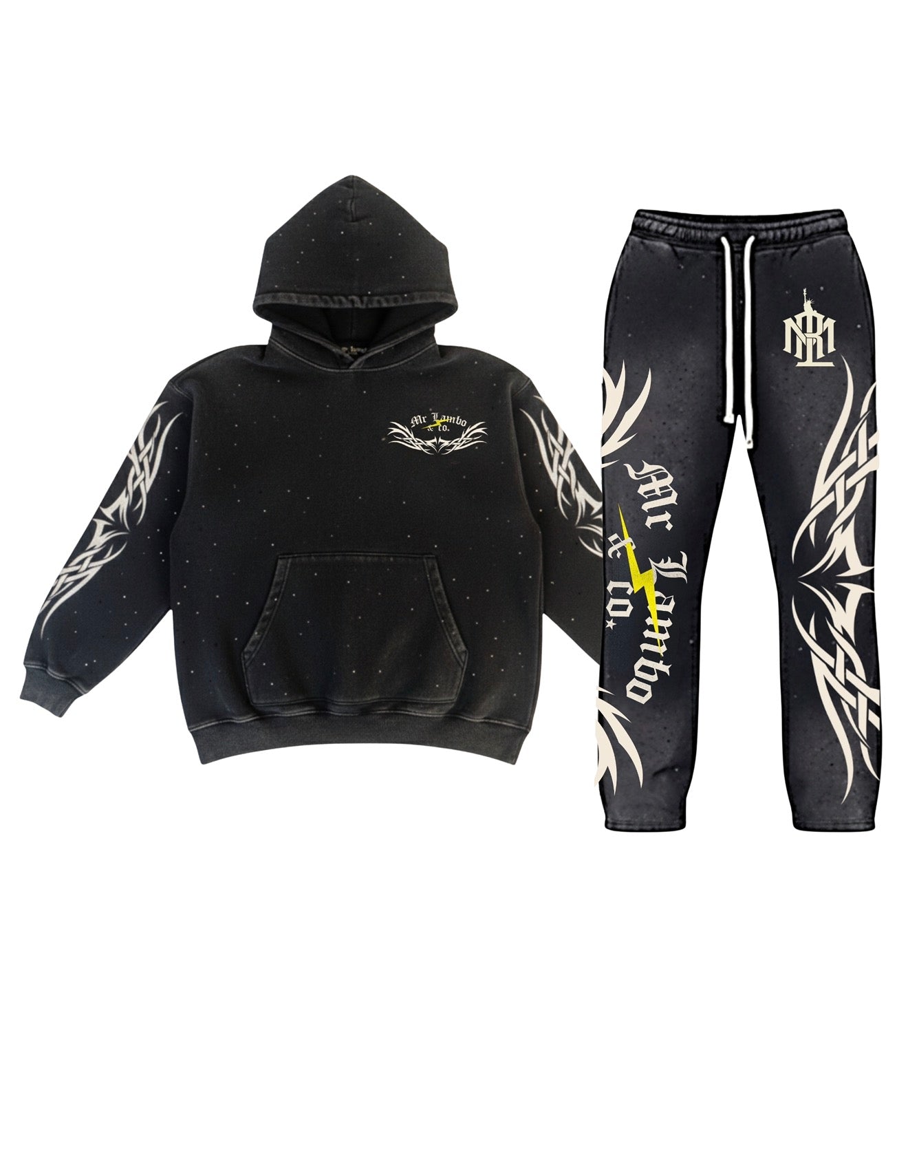 Tribal logo iced out💎💎 sweat suit