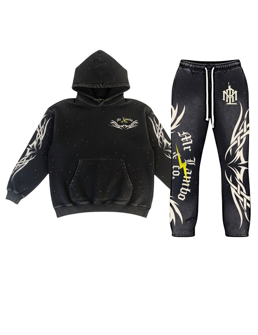 Tribal logo iced out💎💎 sweat suit