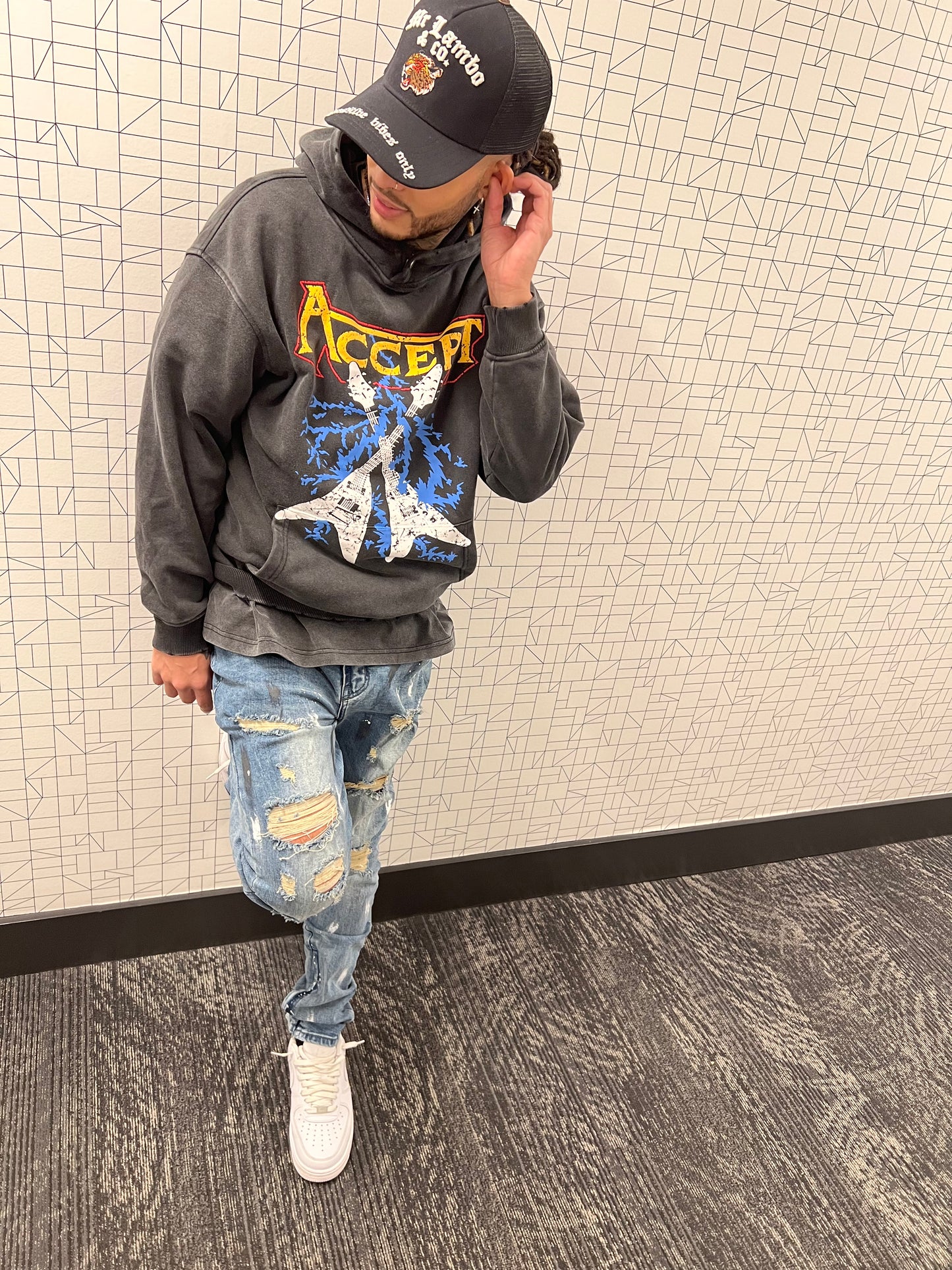 Accept Guitar vintage hoodie