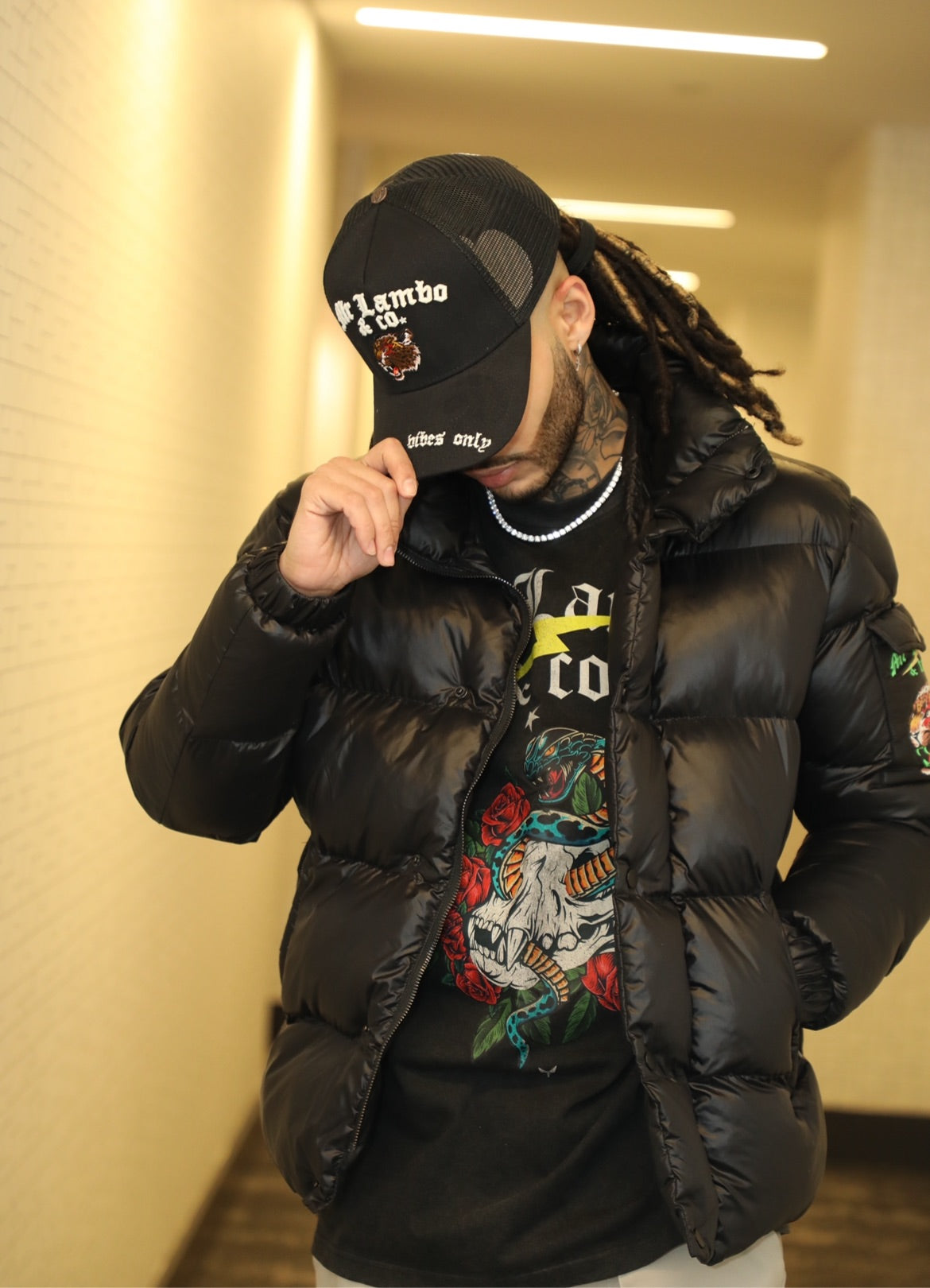 Semi Gloss Puffer Jacket Male/Female sizes available)