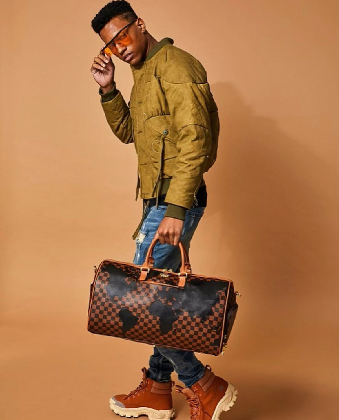 Mr Lambo Classic Green Bomber Jacket