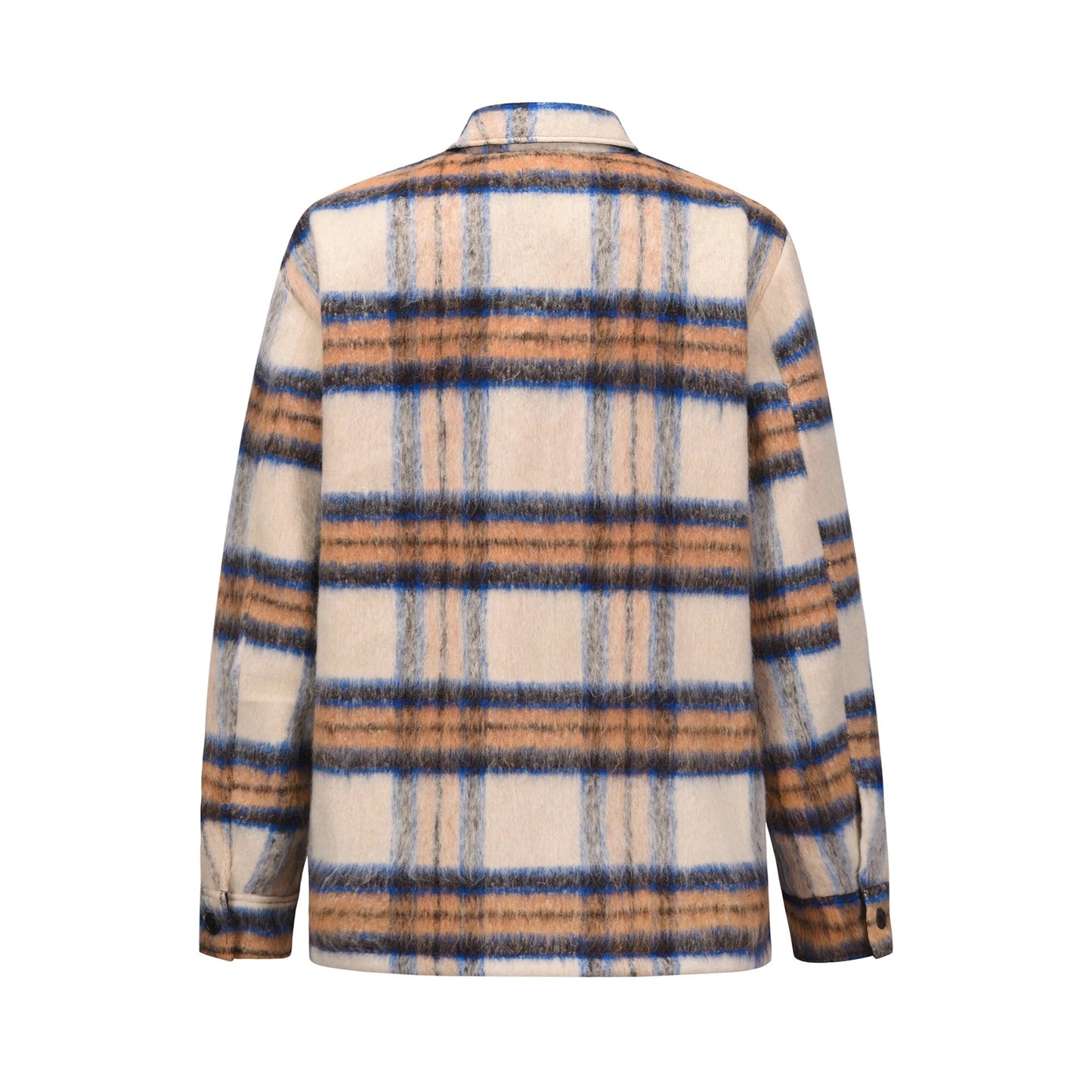 Mohair Fleece Flannel Shirt Jacket