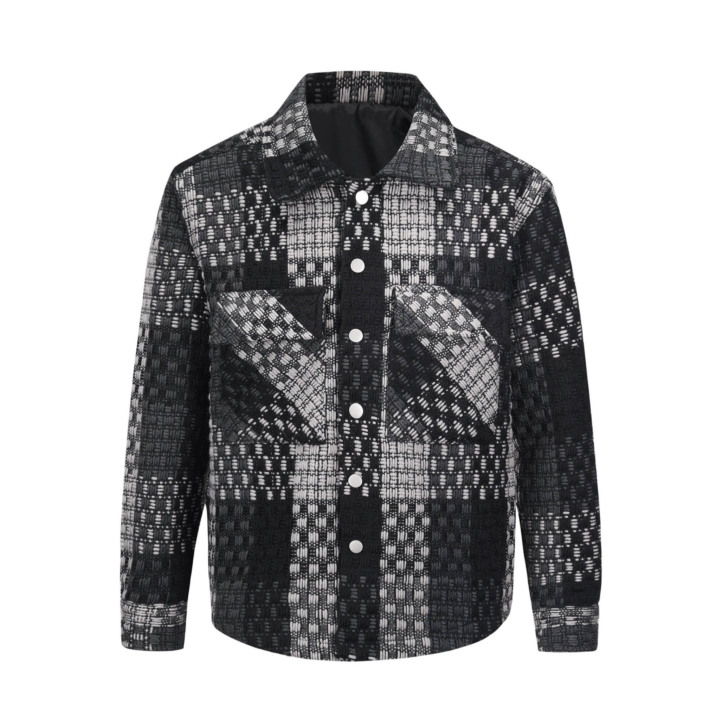 Plaid Flannel Shirt Jacket