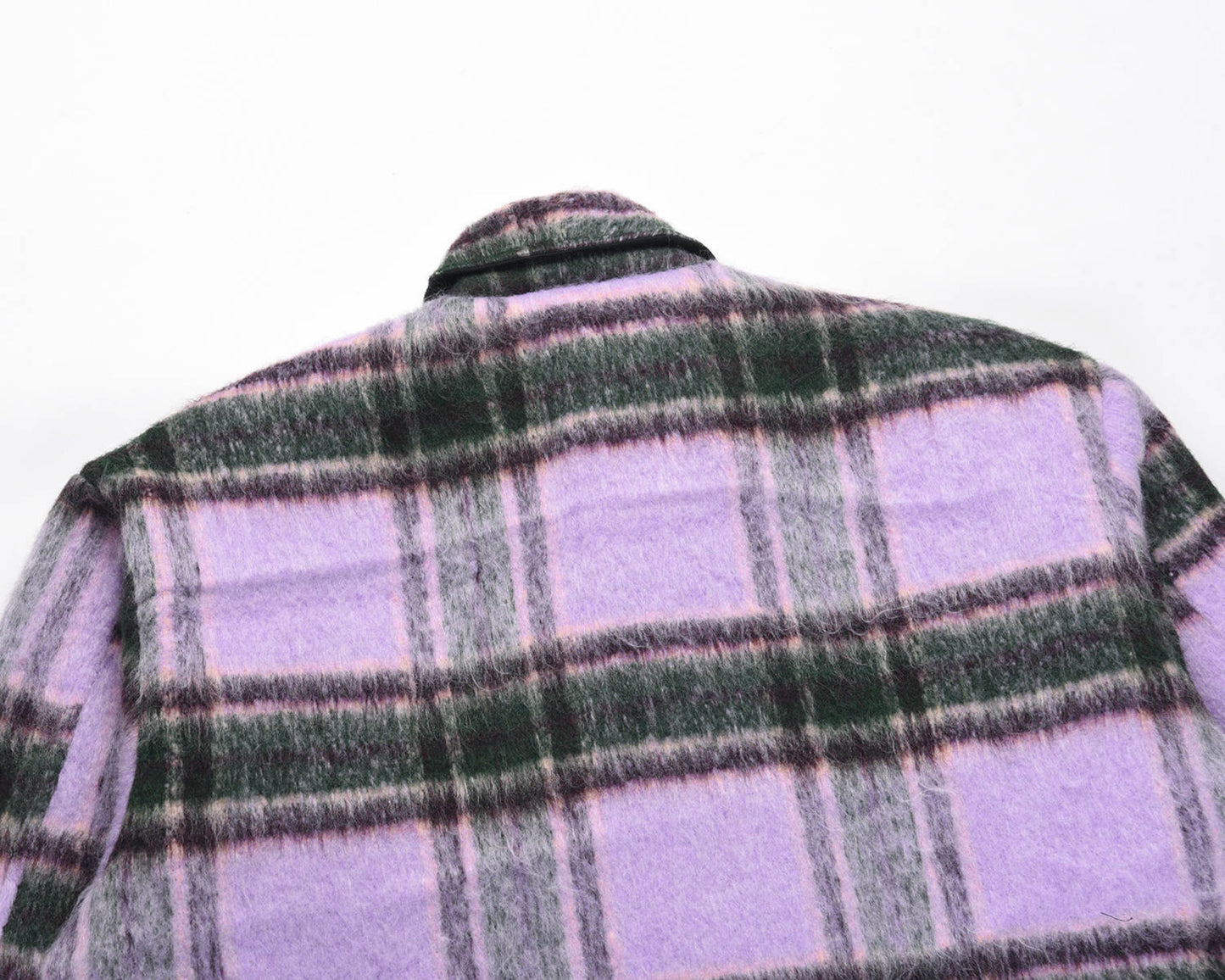 Mohair Fleece Flannel Shirt Jacket